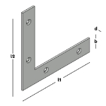 Afbeeldingen van GB Raamhoek recht 100x100 18x1,5 ZM 300