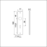 Afbeeldingen van Ami Kortschild 180/41 rh slg 56       f-1