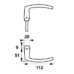 Afbeeldingen van AXA Deurkruk/blok/f1 ean