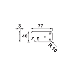Afbeeldingen van AXA Sluithaak met kierstand/3319/gs ean