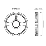 Afbeeldingen van ROOKMELDER OPTISCH 9V, ANGELEYE B FIREANGEL S