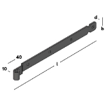 Afbeeldingen van Heng voor vlakw. 500 40x5 EPZ