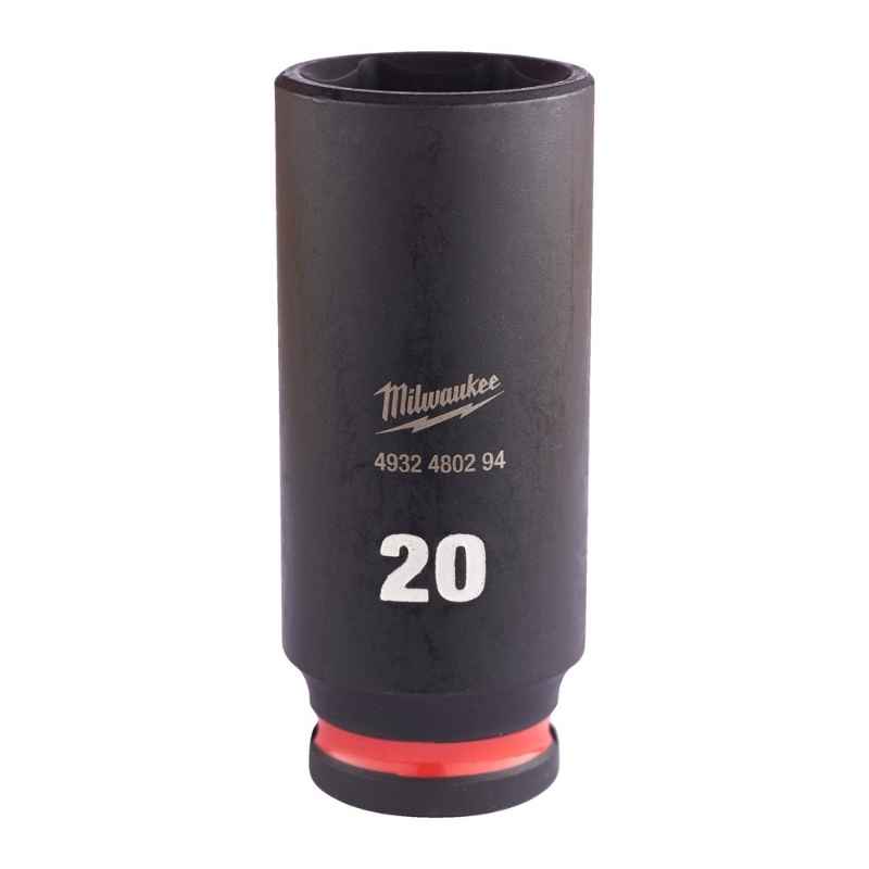 Afbeeldingen van MILWAUKEE® Slagdop 3/8 lang 20 mm 3/8" impact socket deep - 1 pc