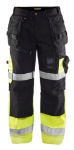 Afbeeldingen van Werkbroek High Vis X1500 D88 Zwart/High Vis 