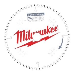 Afbeeldingen van MILWAUKEE® Cirkelzaagblad P CSB P Alu235 x 30 x 2,4 x 60TF neg.