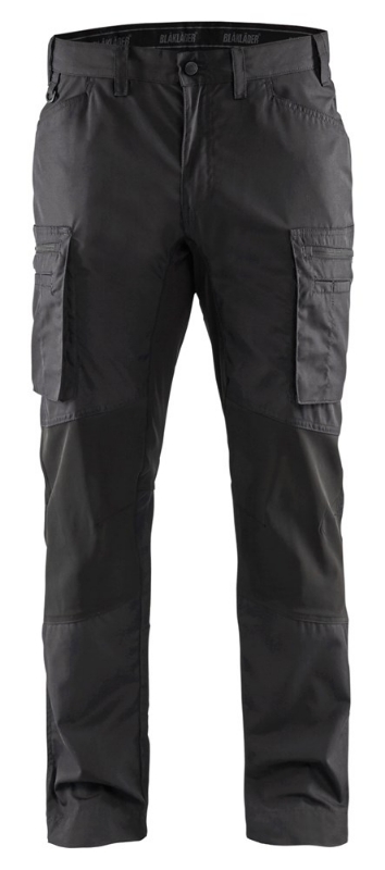 Afbeeldingen van Blåkläder/Service werkbroek stretch/1459/Donkergrijs/Zwart/C54/1845