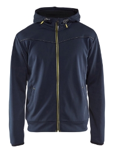 Afbeeldingen van Hooded sweatshirt met rits S