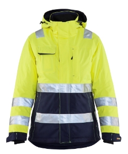 Afbeeldingen van Dames Winterjas High Vis L