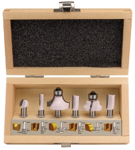 Afbeeldingen van Makita D-53540 Frezenset S8 6-delig