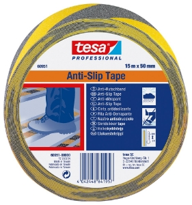 Afbeeldingen van tesa® Anti Slip-tape geel/zwart 60951