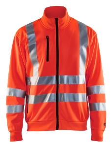 Afbeeldingen van Sweatshirt met rits High Vis XXS