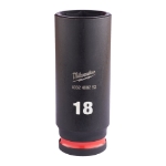 Afbeeldingen van MILWAUKEE® Slagdop 3/8 lang 18 mm 3/8" impact socket deep - 1 pc