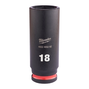 Afbeeldingen van MILWAUKEE® Slagdop 3/8 lang 18 mm 3/8" impact socket deep - 1 pc