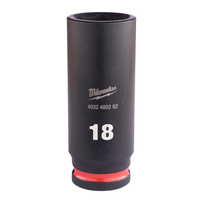 Afbeeldingen van MILWAUKEE® Slagdop 3/8 lang 18 mm 3/8" impact socket deep - 1 pc