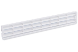 Afbeeldingen van Kunststof plintrooster 458x75mm wit