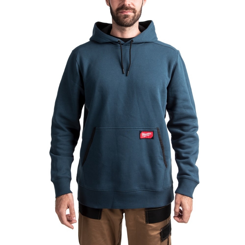Afbeeldingen van MILWAUKEE® Werk hoodie medium gewicht WH MW BLU XXL