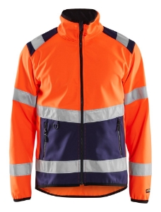 Afbeeldingen van Softshell jack High Vis XXXL