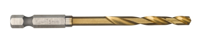 Afbeeldingen van MILWAUKEE® Metaalboor Shockwave HSS-G TiN Red Hex 5 mm - 1 pc