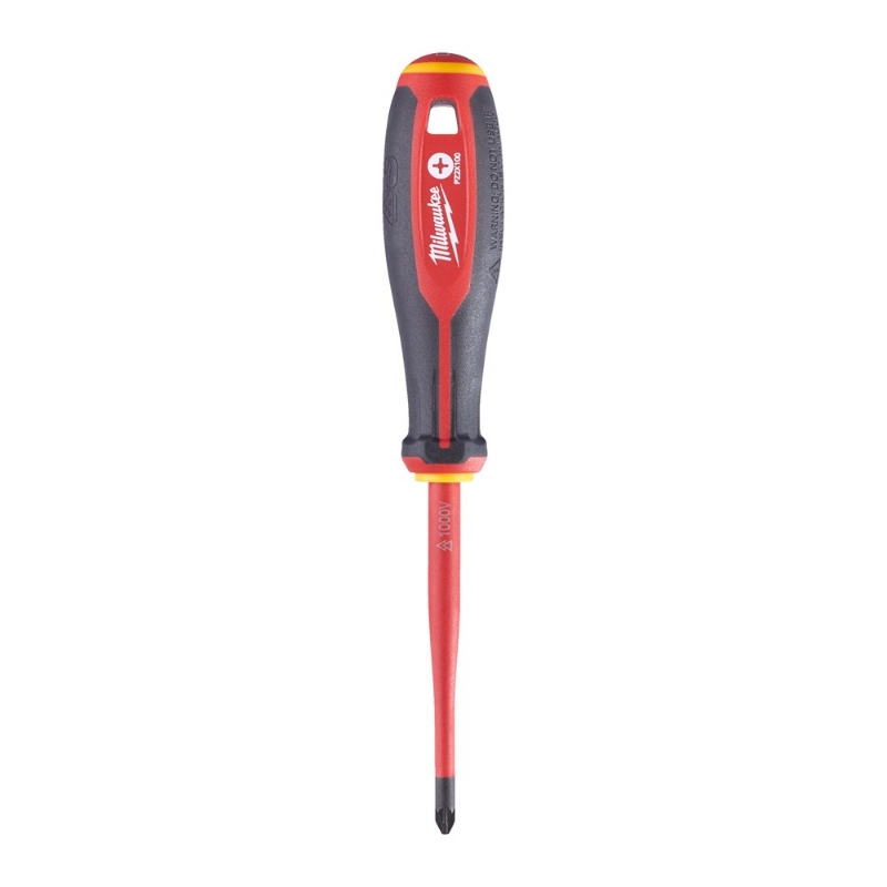 Afbeeldingen van MILWAUKEE® Schroevendraaier VDE Tri-lobe PZ2 X100 Tri-Lobe VDE Screwdriver PZ2 x100