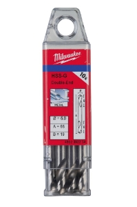 Afbeeldingen van MILWAUKEE® HSS-G metaalboor 6.00 x 66 - 10 pcs