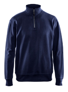 Afbeeldingen van Sweatshirt met halve rits 4XL