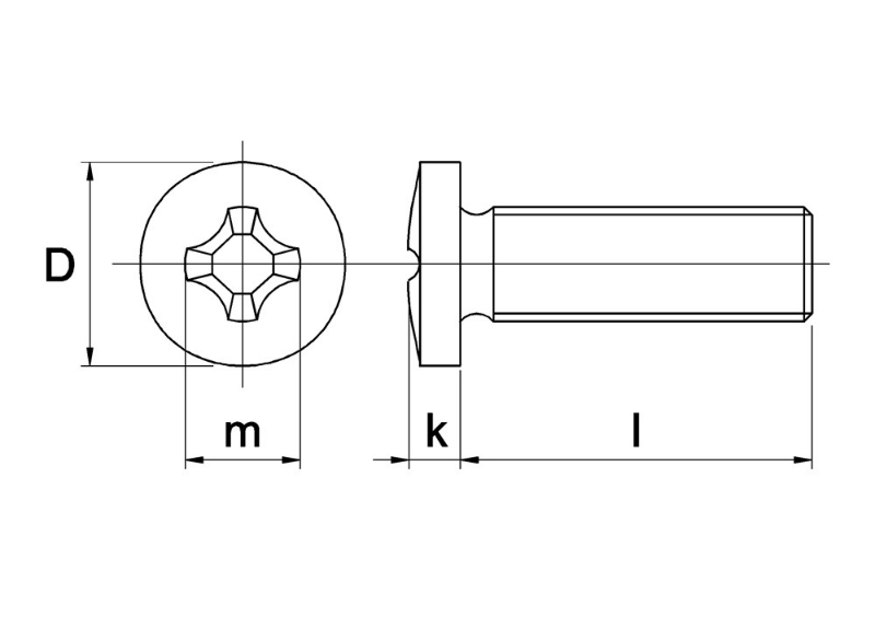 Afbeeldingen van Kobout B.V. Metaalschroef bol phillips DIN 7985H, verzinkt