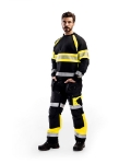 Afbeeldingen van Werkbroek High Vis X1500 D88 Zwart/High Vis 