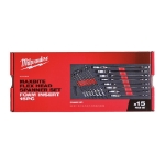 Afbeeldingen van MILWAUKEE® Foam Inlay Ringratel-steeksleutel Flex set MAXBITE™ Maxbite Flex Head Spanner Set Foam Insert