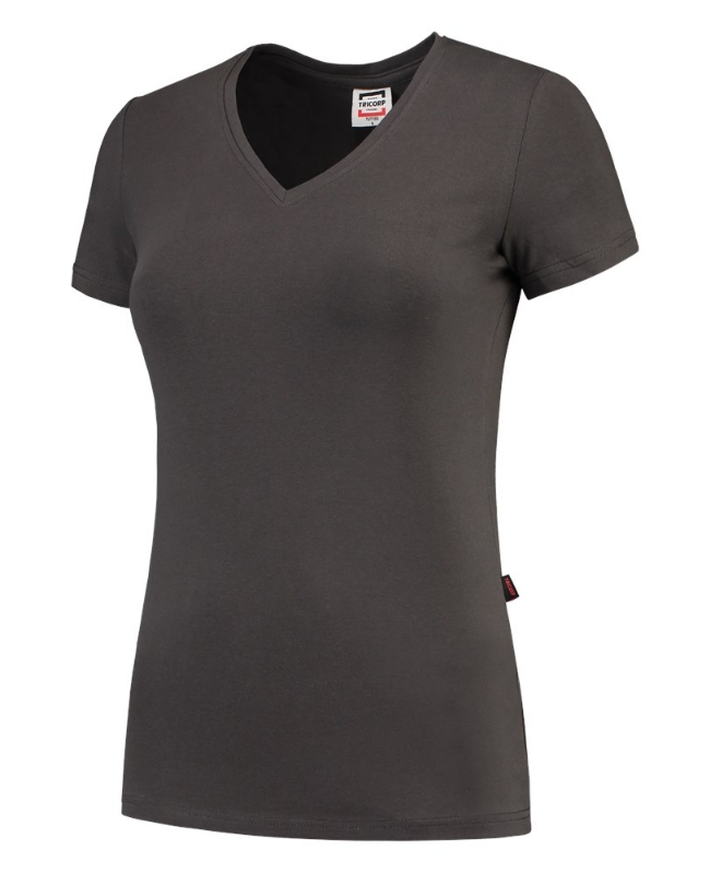 Afbeeldingen van TRICORP CASUAL T-shirt V Hals Fitted Dames 101008