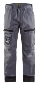 Afbeeldingen van Blåkläder Chauffeursbroek 1470 Grijs Zwart 