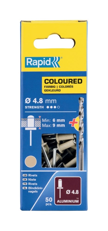 Afbeeldingen van Rapid Blindklinknagels Gekleurd