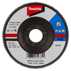 Afbeeldingen van Makita D-27040 Lamellenschuurschijf 115mm A60