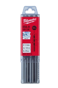Afbeeldingen van MILWAUKEE® HSS-R metaalboor HSSR 10.0 x 133 - 10 pcs