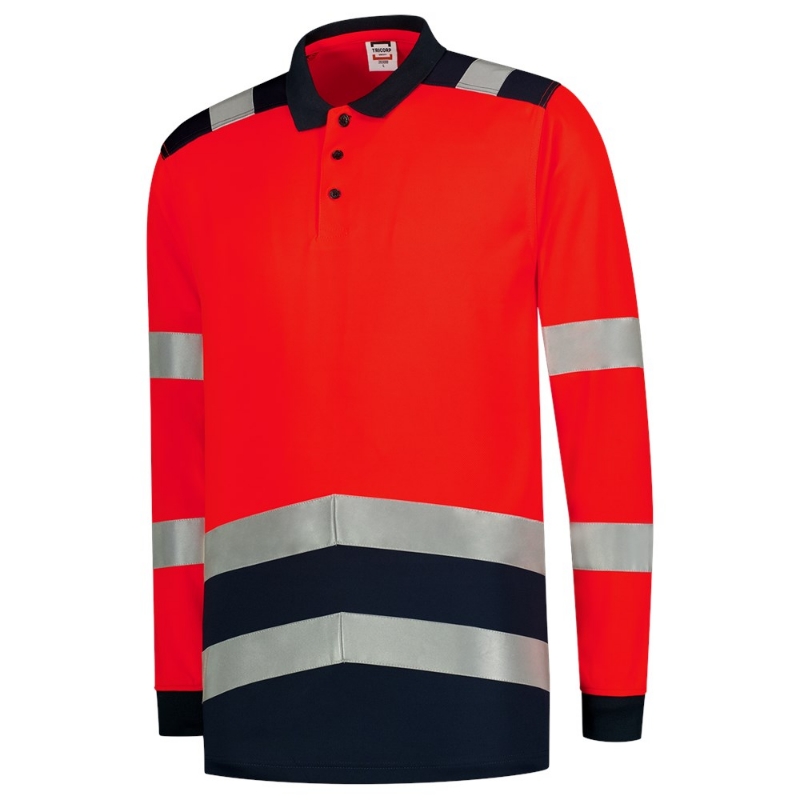 Afbeeldingen van TRICORP SAFETY Poloshirt High Vis Bicolor Lange Mouw 203008