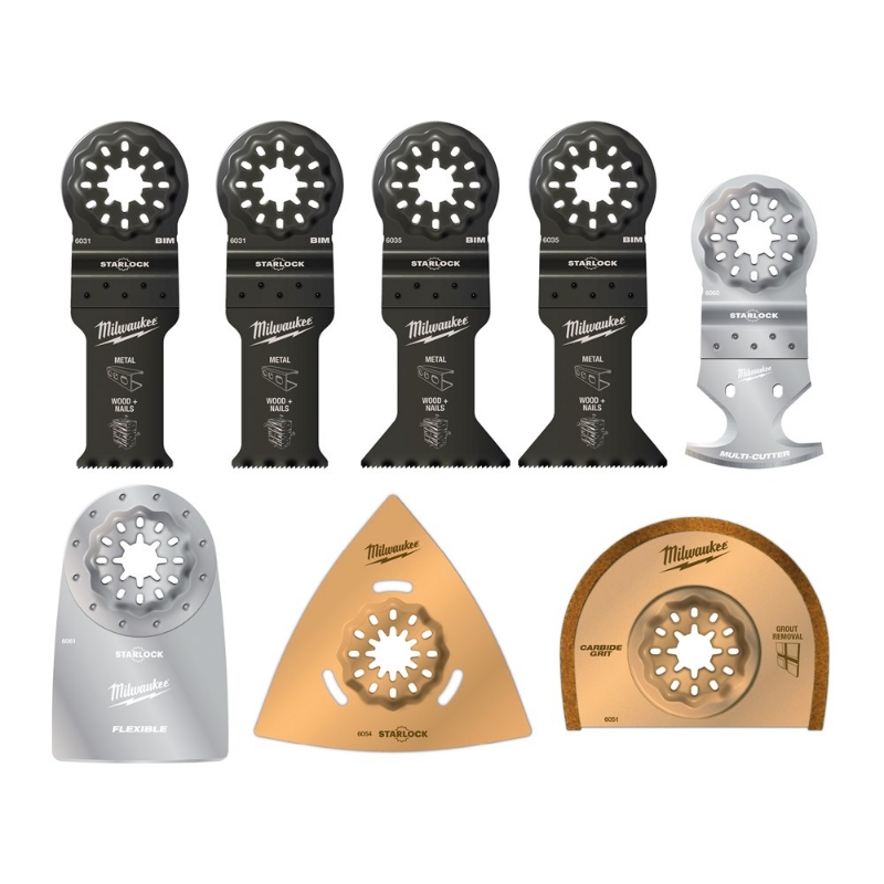 Afbeeldingen van MILWAUKEE® Starlock - OMT Set Renovation 8pc Set - 8pc