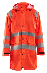 Afbeeldingen van Regenjas High vis LEVEL 1 XXL