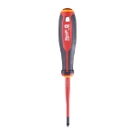 Afbeeldingen van MILWAUKEE® Schroevendraaier VDE Tri-lobe PZ/ SL1 X80 Tri-Lobe VDE Screwdriver PZ/ SL1 x80
