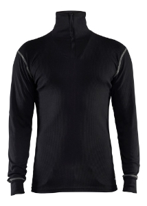 Afbeeldingen van FR Onderhemd Zip-neck L Zwart
