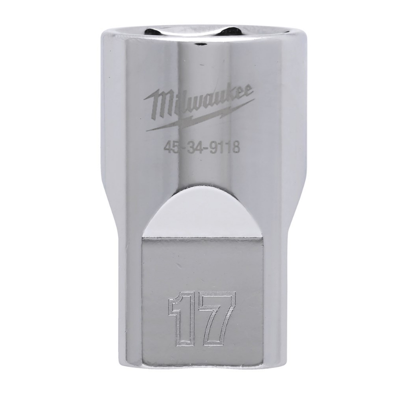 Afbeeldingen van MILWAUKEE® Dop 1/2˝ FOUR FLAT™ 1/2 Drive Socket Metric Standard - 17 mm