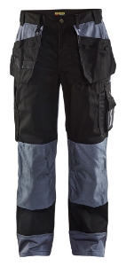 Afbeeldingen van Blåkläder Werkbroek 1503 Zwart Grijs C154