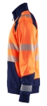 Afbeeldingen van Sweatshirt met halve rits High Vis M