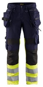 Afbeeldingen van Blåkläder High Vis Werkbroek met stretch  