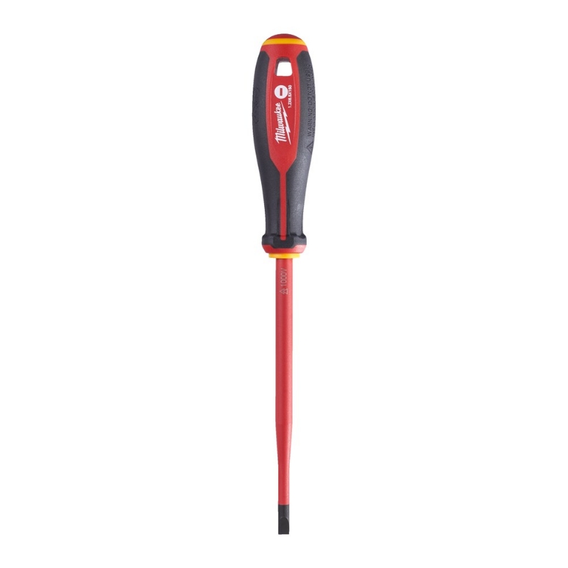 Afbeeldingen van MILWAUKEE® Tri-Lobe VDE schroevendraaier - sleuf Tri-Lobe VDE Screwdriver - Slotted 1.2 x 6.5 x 150