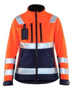 Afbeeldingen van Dames Softshell jack High Vis L
