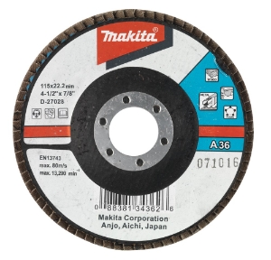 Afbeeldingen van Makita D-27028 Lamellenschuurschijf 115mm A36