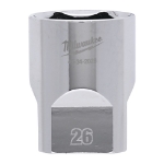 Afbeeldingen van MILWAUKEE® Dop 1/2˝ FOUR FLAT™ 1/2 Drive Socket Metric Standard - 26 mm