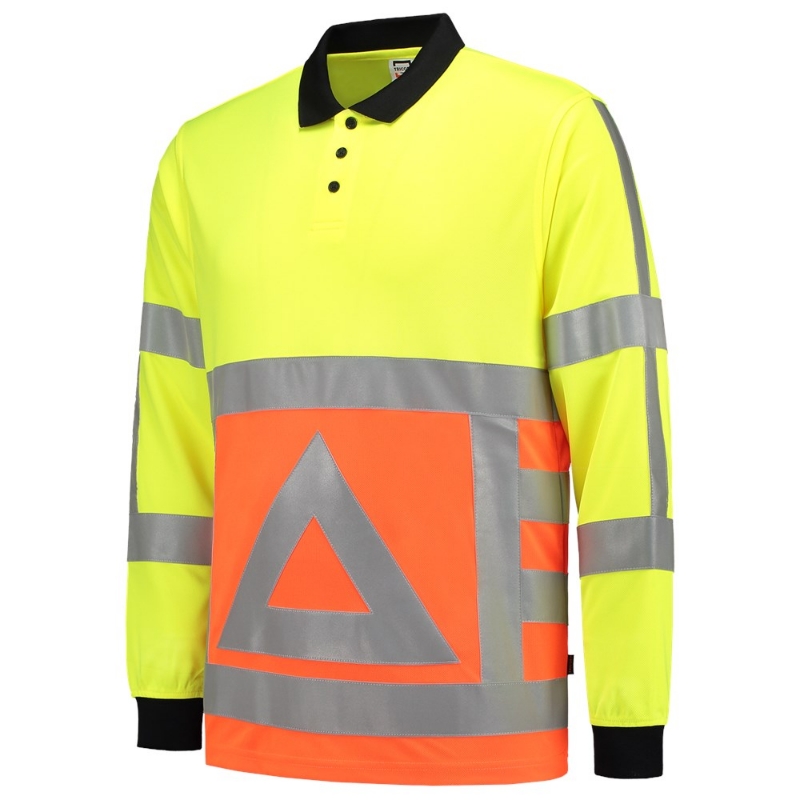 Afbeeldingen van TRICORP SAFETY Poloshirt Verkeersregelaar Lange Mouw 203002