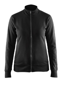 Afbeeldingen van Dames sweatshirt met rits L