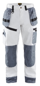 Afbeeldingen van Blåkläder Werkbroek X1500 1510 Wit Grijs D112