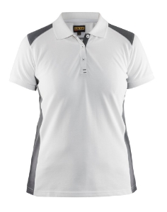 Afbeeldingen van Blåkläder dames Poloshirt Piqué 3390 Wit 